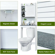 Load image into Gallery viewer, Bathroom Over-the-toilet Space Saver with Adjustable Shelves