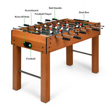 Load image into Gallery viewer, 48" Foosball Table Indoor Soccer Game-Brown