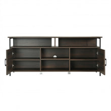 Load image into Gallery viewer, 58" Wood TV Stand Entertainment Media Center Console with Storage Cabinet