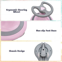 Load image into Gallery viewer, Wiggle Car Ride-on Toy with Flashing Wheels-Pink