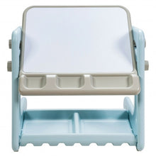 Load image into Gallery viewer, 2 in 1 Kids Easel Table and Chair Set with Adjustable Art Painting Board-Blue