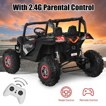 Load image into Gallery viewer, 12 V Electric Kids Ride-On Car 2-Seater SUV Off-Road UTV with Remote-Black