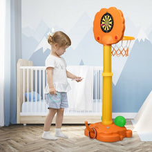 Load image into Gallery viewer, Adjustable Kids 3-in-1 Basketball Hoop Set with Balls