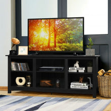Load image into Gallery viewer, 2-Tier 58" TV Stand Entertainment Media Console Center-Black