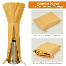 Load image into Gallery viewer, Patio Standing Propane Heater Cover Waterproof with Zipper and Bag-Beige