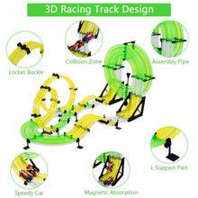 Load image into Gallery viewer, Autoflier Kids RC Rail Car Race Track Set