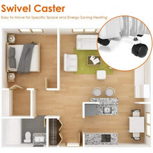 Load image into Gallery viewer, 1500W 7-Fin Portable Electric Oil Filled Radiator Heater