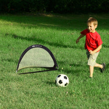 Load image into Gallery viewer, 6'/4'/2.5' Set of 2 Portable Pop-Up Soccer Goals Net-2.5'