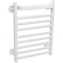 Load image into Gallery viewer, 110W Electric Heated Towel Rack with Top Tray for Bathroom and Kitchen
