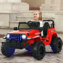 Load image into Gallery viewer, 12V Kids Ride-on Jeep Car with 2.4 G Remote Control-Red