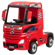 Load image into Gallery viewer, 12 V Mercedes Benz Actros Electric Kids Ride on Truck w/ Remote Control & MP3