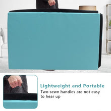 Load image into Gallery viewer, 4' x 10' x 2" Thick Folding Panel Aerobics Exercise Gymnastics Mat-Blue