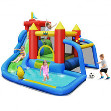Load image into Gallery viewer, Inflatable Bouncer Bounce House with Water Slide Splash Pool without Blower
