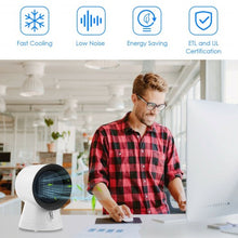 Load image into Gallery viewer, 1500 W Portable Mini Electric Desktop Fan heater-White