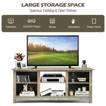 Load image into Gallery viewer, 2-Tier 58" TV Stand Entertainment Media Console Center-Gray