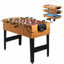 Load image into Gallery viewer, 3-In-1 Combo Game Table Soccer Billiard Slide Hockey