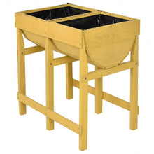 Load image into Gallery viewer, Raised Wooden Planter Vegetable Flower Bed with Liner