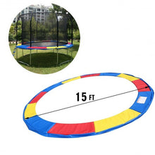 Load image into Gallery viewer, Colorful Safety Round Spring Pad Replacement Cover for 15' Trampoline