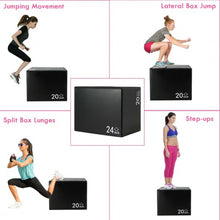 Load image into Gallery viewer, Fitness 3 in 1 Foam Jumping Box Plyometric Box for Jump Training