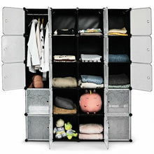 Load image into Gallery viewer, DIY 20 Cube Portable Storage Organizer Wardrobe