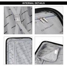 Load image into Gallery viewer, GLOBALWAY 3 PC 20" 24" 28" Luggage Set Suitcase Spinner w/ TSA Lock-Silver