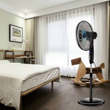 Load image into Gallery viewer, 16" Adjustable Oscillating Pedestal Stand Fan