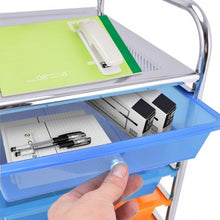 Load image into Gallery viewer, 15 Drawers Rolling Storage Cart Organizer