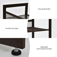 Load image into Gallery viewer, Adjustable to Flat or Slant Shoe Organizer Stand-4-Tier