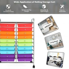 Load image into Gallery viewer, 20 Drawers Storage Rolling Cart Studio Organizer-Color