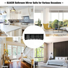 Load image into Gallery viewer, Hanging Entryway Shelf Coat Rack Wall Mounted Storage Cabinets-Black