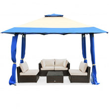 Load image into Gallery viewer, 13'x13' Pop Up Canopy Tent Instant Outdoor Folding Canopy Shelter-Blue