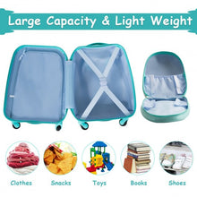 Load image into Gallery viewer, 2 pcs Kids Luggage Set 12" Backpack & 16" Rolling Suitcase Travel