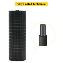 Load image into Gallery viewer, 24" x 50' Hardware Cloth 16 Gauge Black Vinyl Coated Welded Wire Mesh 1.5’’