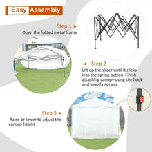 Load image into Gallery viewer, Greenhouse Outdoor Mini Walk-in Plant Portable Garden Greenhouse-White