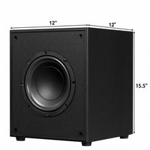 Load image into Gallery viewer, Powered Active Subwoofer with Front-Firing Woofer HD-8"
