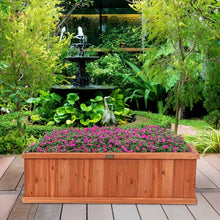 Load image into Gallery viewer, 3' x 3" Wooden Decorative Planter Box for Garden Yard and Window