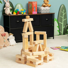 Load image into Gallery viewer, 54 PCS Tumbling Timber Toy with Carrying Bag