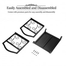 Load image into Gallery viewer, Fireplace Log Holder Iron Indoor Firewood Rack