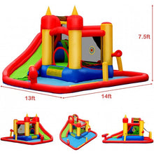 Load image into Gallery viewer, Inflatable Water Slide Jumping Bounce House with Ocean Ball