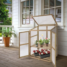 Load image into Gallery viewer, Garden Portable Wooden Raised Plants Greenhouse