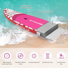 Load image into Gallery viewer, 10.6' Inflatable Adjustable Paddle Board with Carry Bag