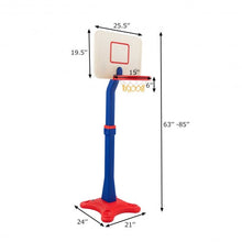 Load image into Gallery viewer, Kids Adjustable Height Basketball Hoop Stand