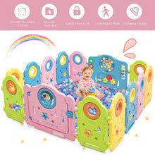 Load image into Gallery viewer, 14 Panel Kids Activity Center Baby Playpen with Gate
