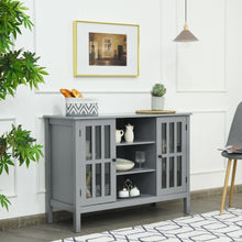 Load image into Gallery viewer, Wooden TV Stand Console Cabinet for 50" TV-Gray