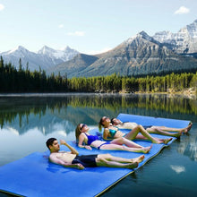 Load image into Gallery viewer, 12’ x 6’ 3 Layer Floating Water Pad-Blue