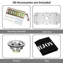 Load image into Gallery viewer, 31'' Stainless Steel Single Bowl Kitchen Sink Basin