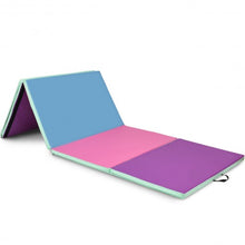 Load image into Gallery viewer, 4' x 10' x 2" Portable Gymnastics Mat Folding Exercise Mat