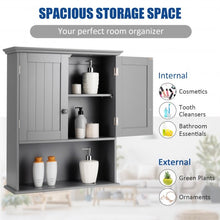 Load image into Gallery viewer, Wall Mount Bathroom Storage Cabinet -Gray