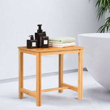 Load image into Gallery viewer, 18" Shower Bench Bamboo Bath Spa Seat