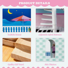 Load image into Gallery viewer, 3 Level Kids Pretend Play Doll Cottage House